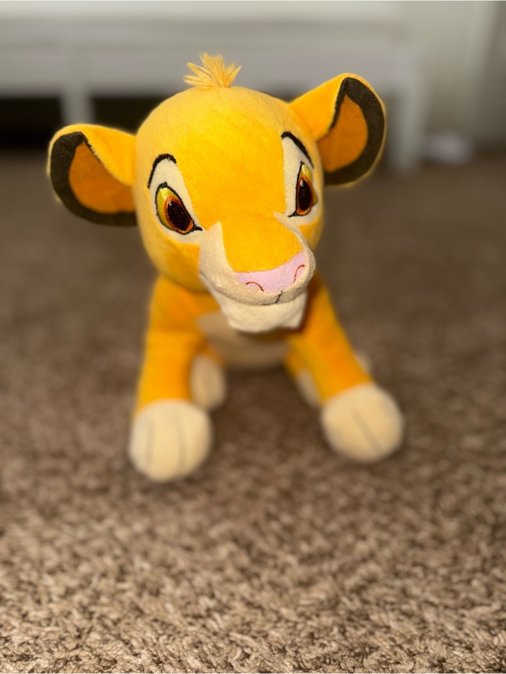 Disney Yellow Simba Plush Cub Stuffed Animal